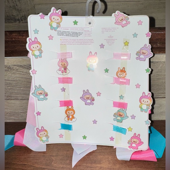 Cute 🥰 Set of Six "Cutesters" Brand Hair Bow Clips manufactured by Danbar Global - Picture 6 of 9